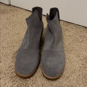 Sorel Charcoal Suede Ankle Boots